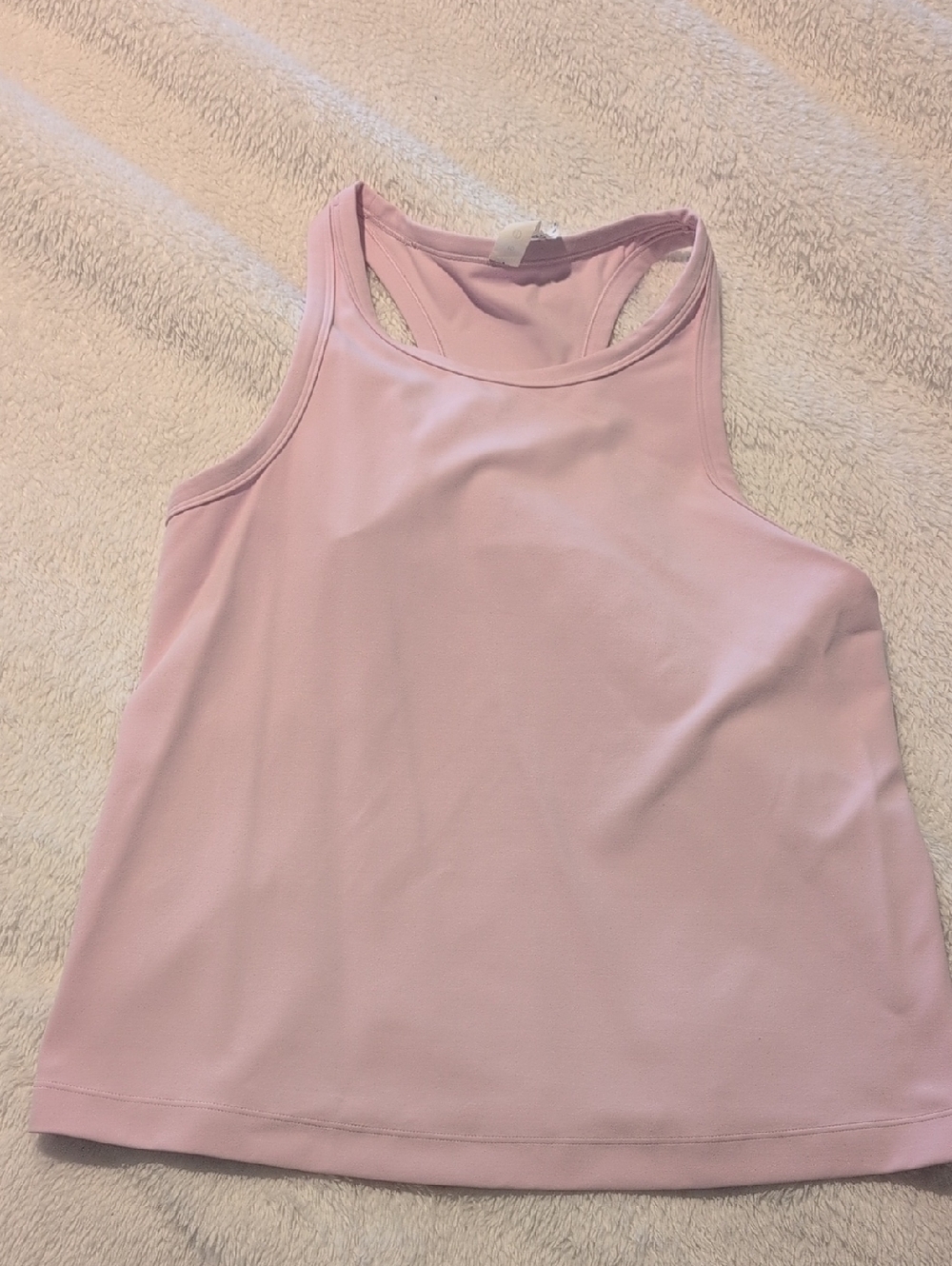 lululemon athletica Light Pink Racerback Athletic Tank